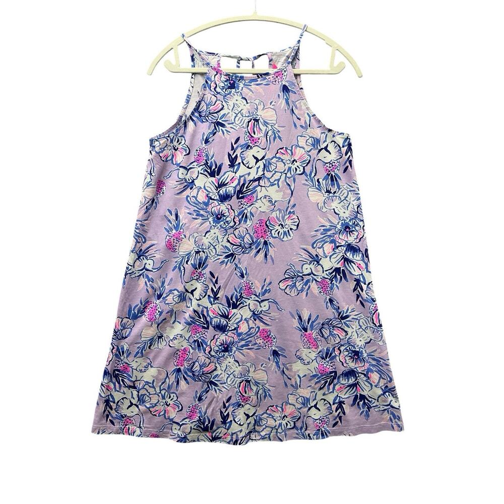 Lilly Pulitzer Dress Floral Strappy Slip Sz. XS Sleeveless